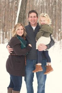 Anna, Nate and their daughter Alaina